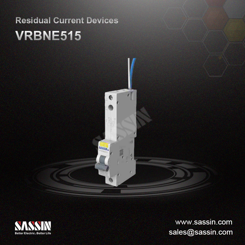 RCBO, VRBNE515, integrated with earthing cable